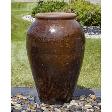 Tuscany FNT40754 Ceramic Triple Vase Complete Fountain Kit Vase Fountain Blue Thumb